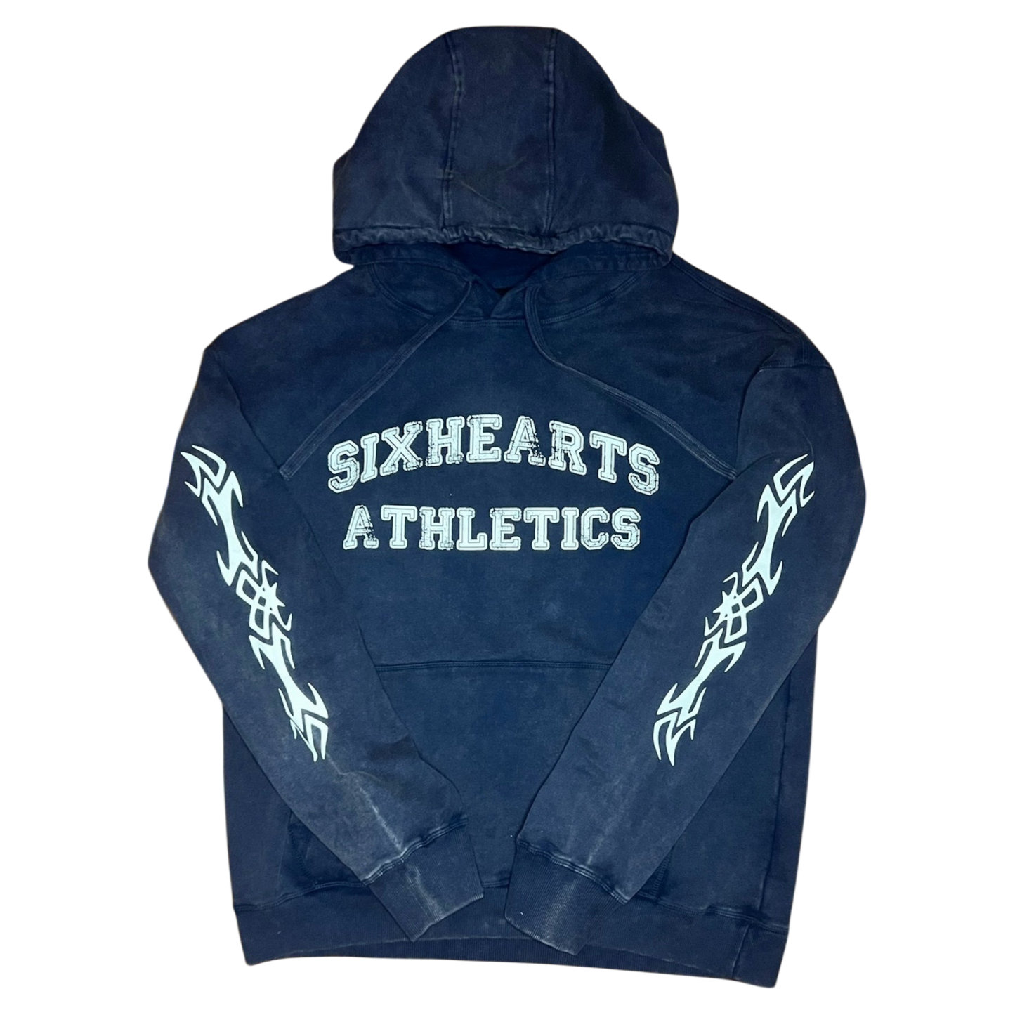 Vintage Washed SIXHEARTS ATHLETICS Hoodie