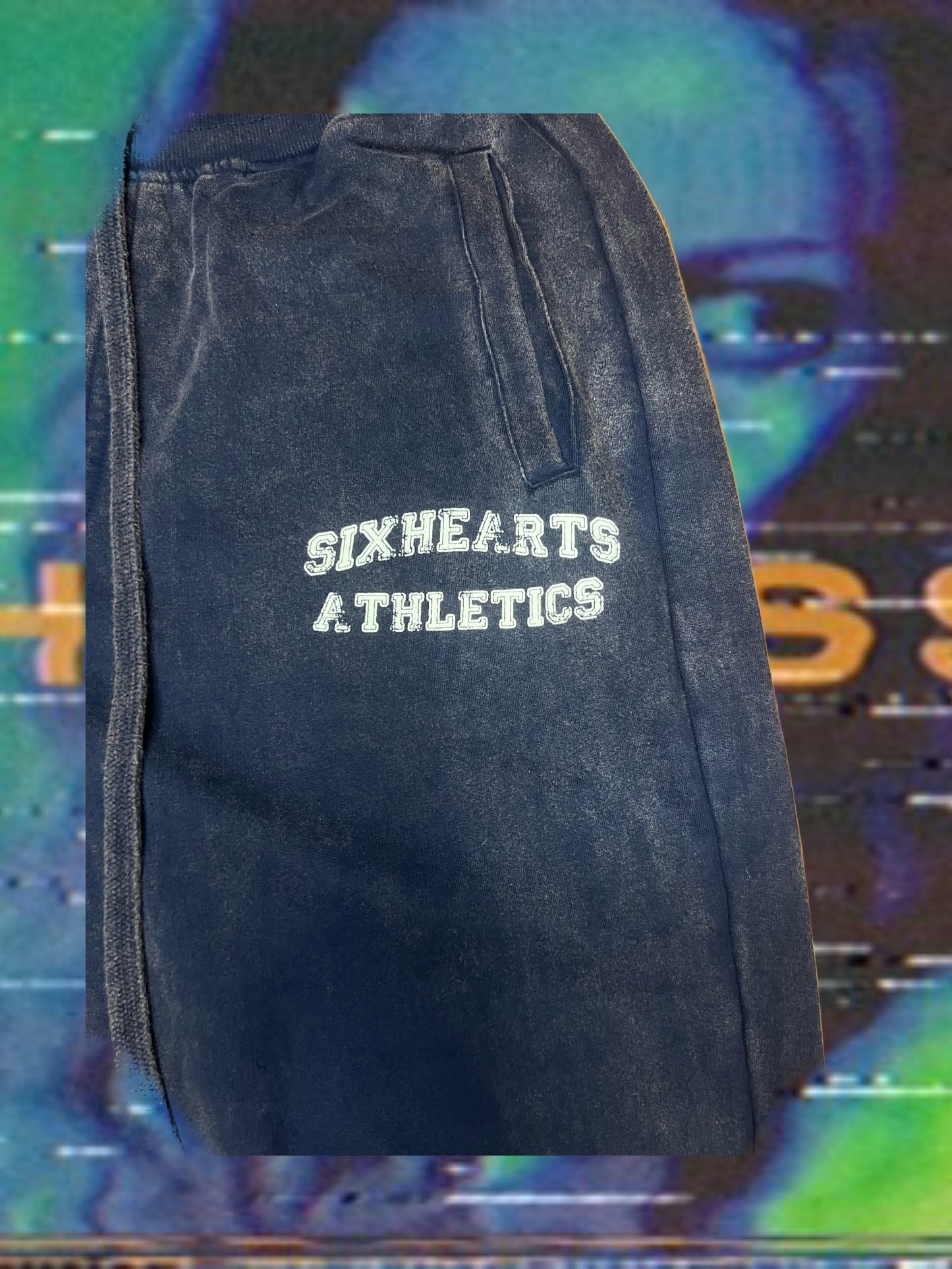 Vintage Washed SIXHEARTS ATHLETICS Sweatpants